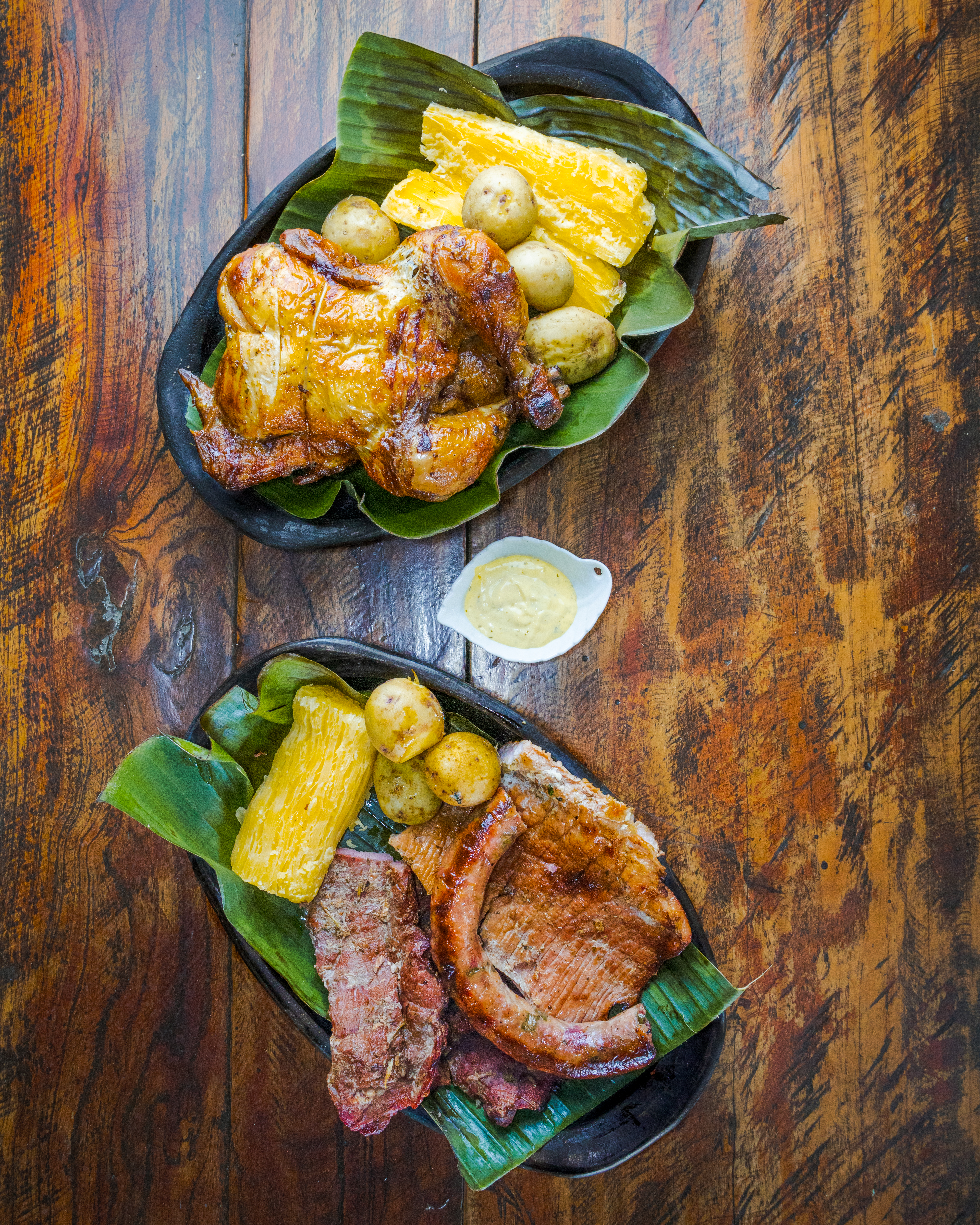 Nuestro pollo asado al carbón